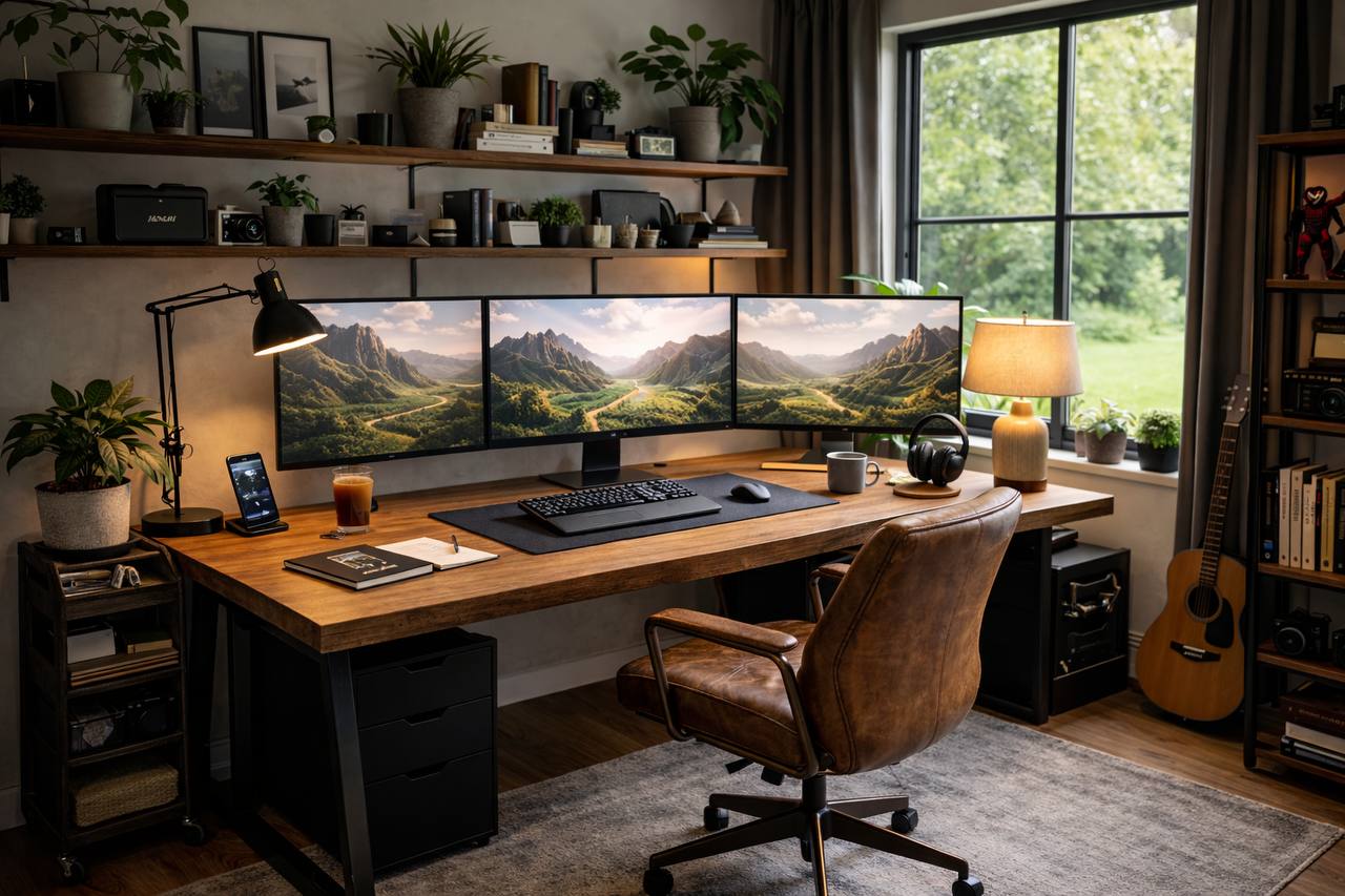 Best Desk for 3 Monitors: Size Guide and Buying Checklist