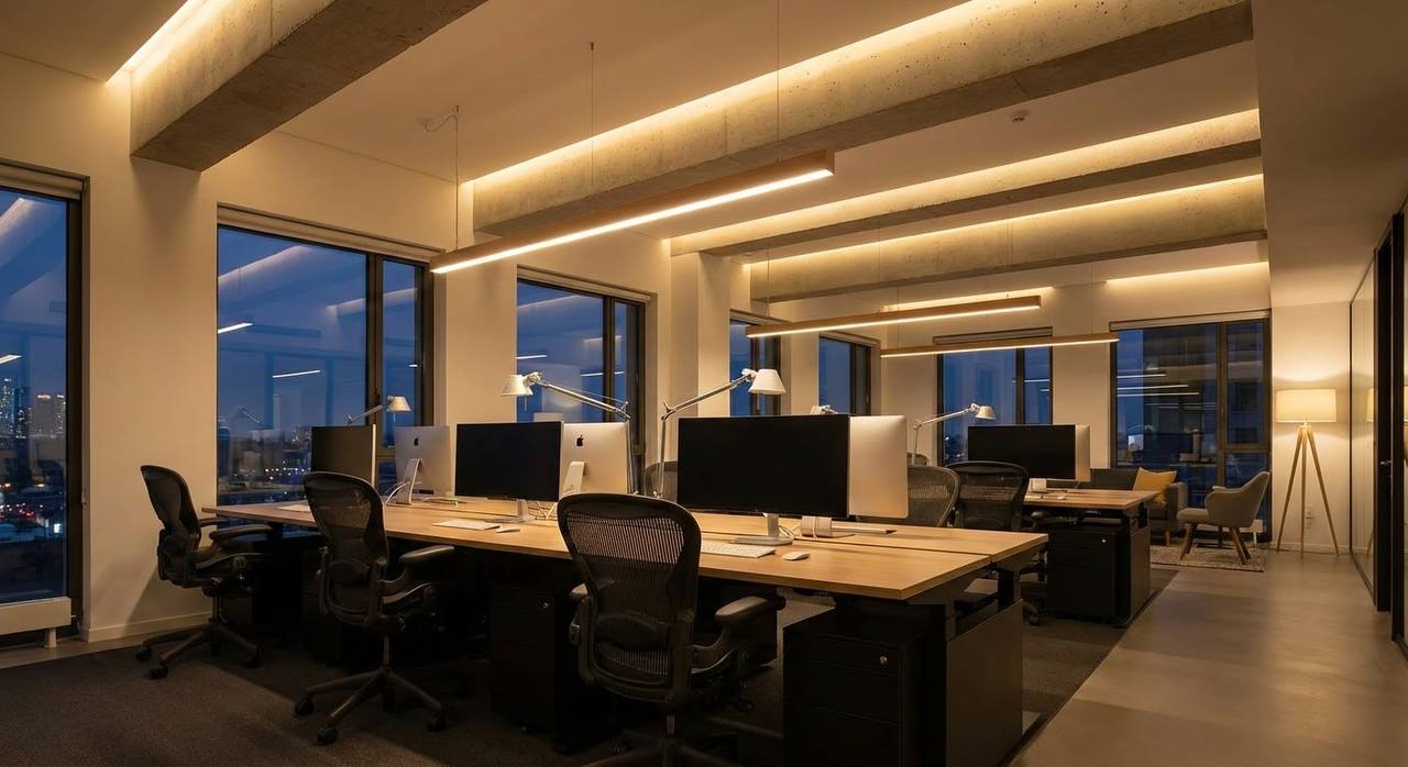 Office Lighting Color Temperature Guide: Best Kelvin for Comfort and Focus
